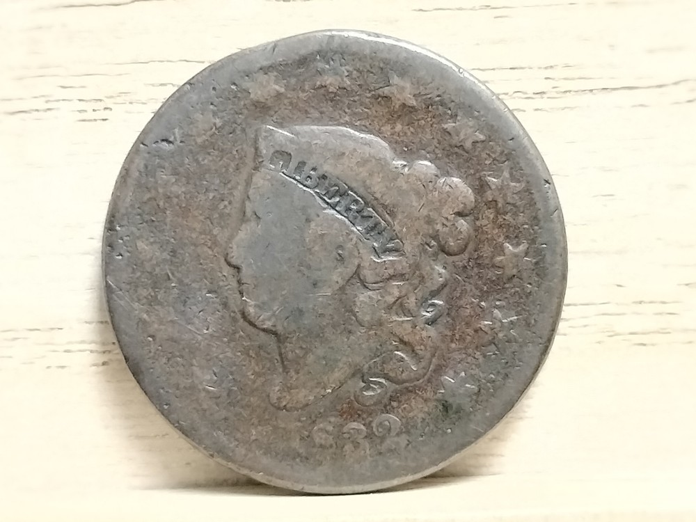 1832 Large Cent US Copper Coin