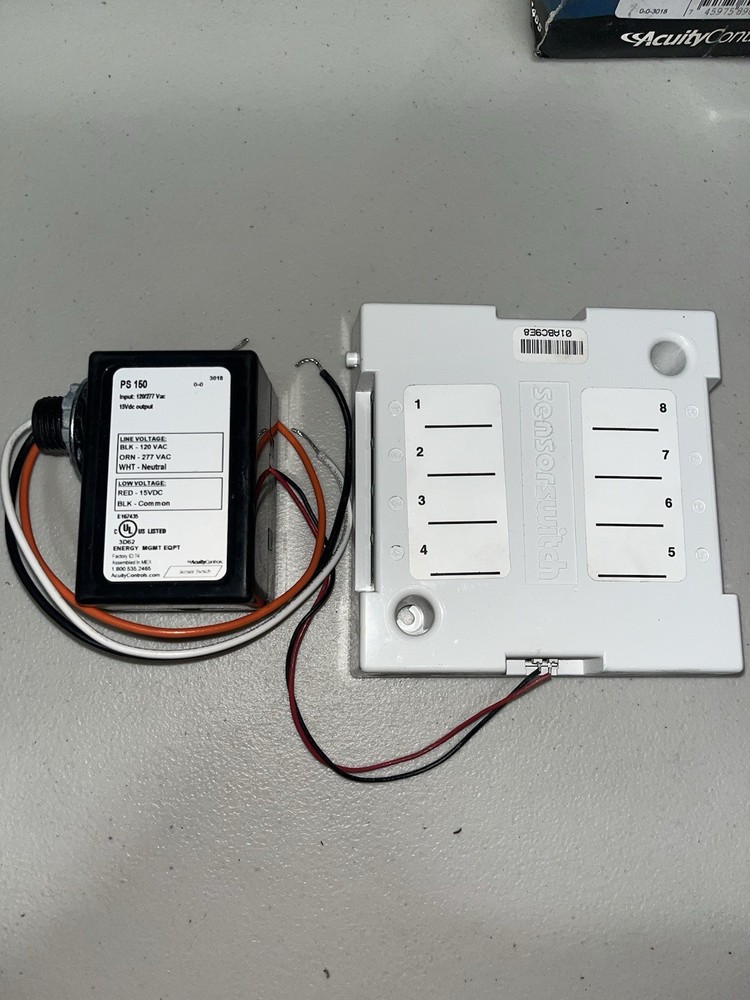 Acuity Controls nLight PS 150 & NBRG 8 Low Voltage Lighting Module Indoor