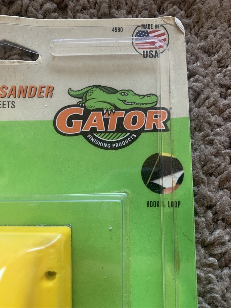 Gator Finishing Block Sander With Hook And Loop Sheets All Purpose
