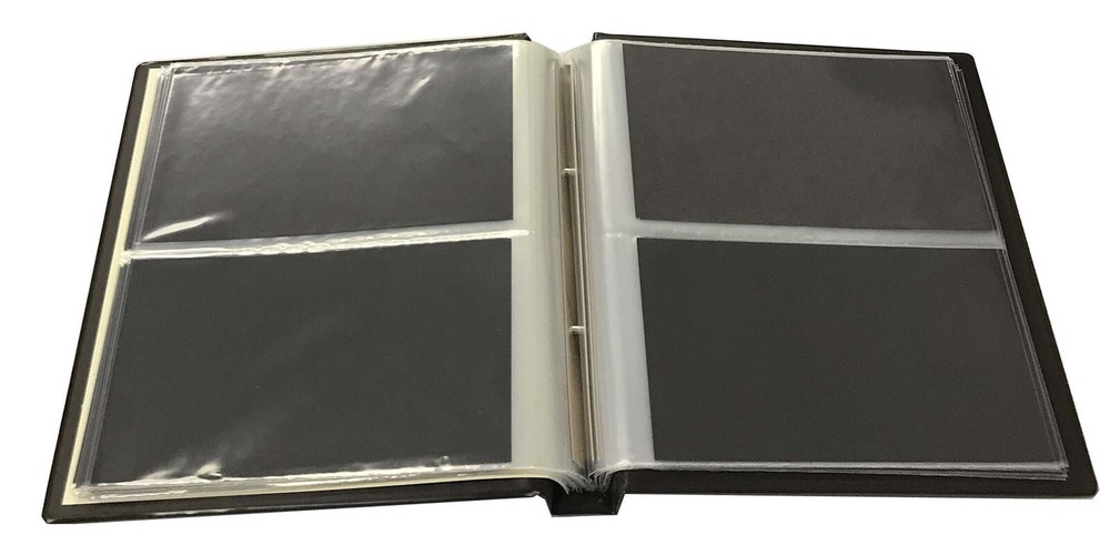 FDC Collection Album For Euro First Day Covers Binder Tan Brown Hold 104 Envelop