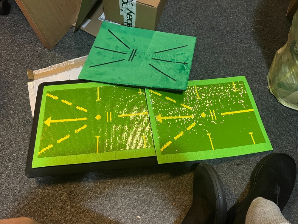 GOLF HITTING MAT----3 INTERCHANGEABLE PADS