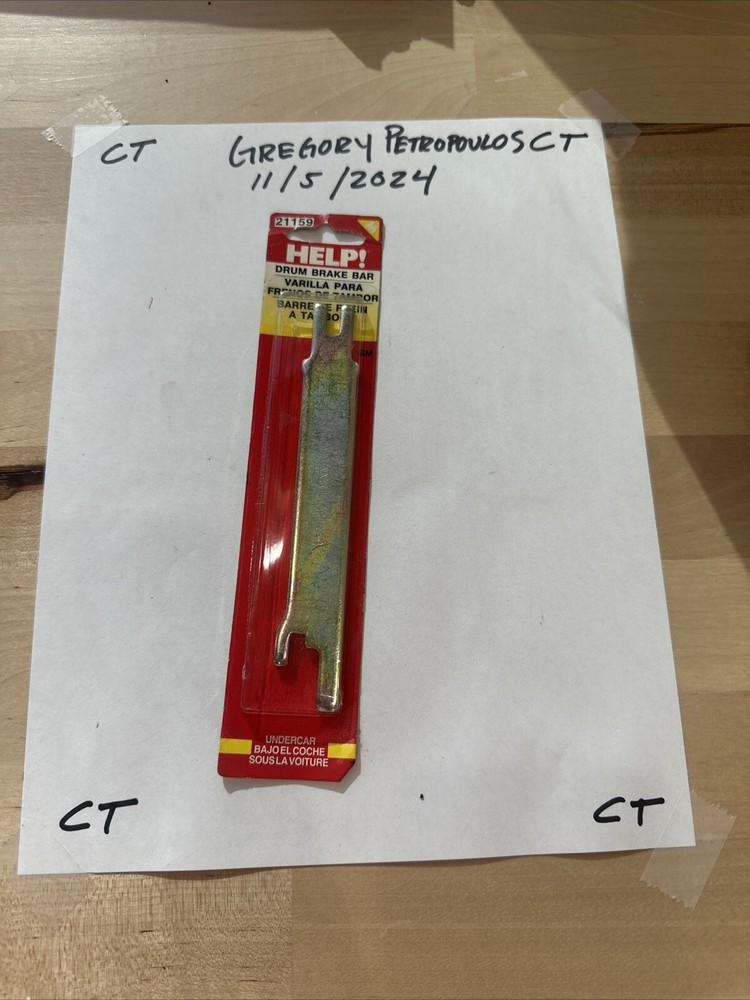 GM # 21159 Help! Drum Brake Bar -C30
