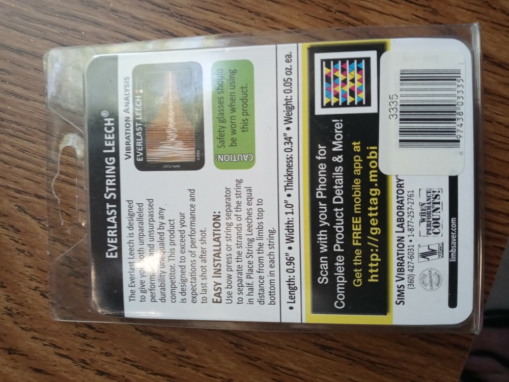 Limbsaver SIMS Vibration Labroratory Everlast String Leech
