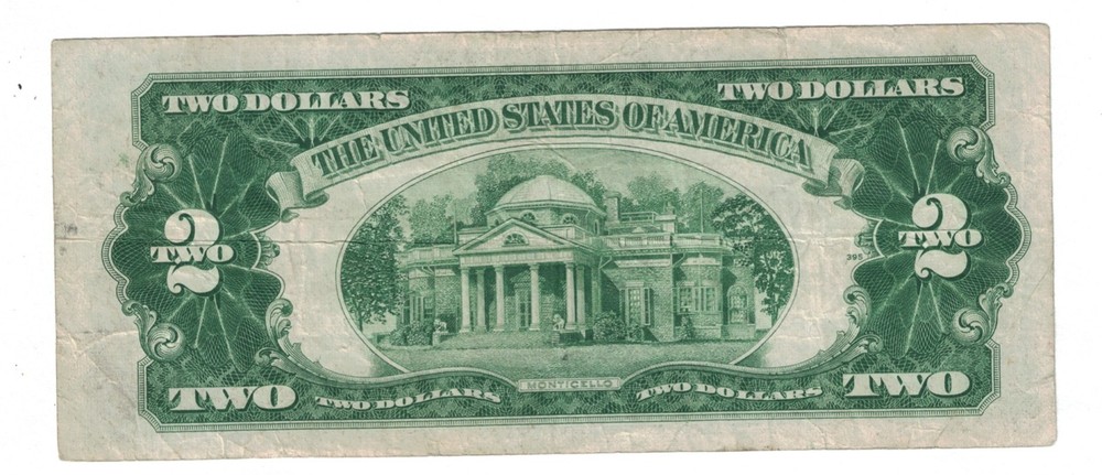 🇺🇸🇺🇸🇺🇸 1953 $2 TWO DOLLARS RED SEAL FR 1509.🇺🇸🇺🇸🇺🇸