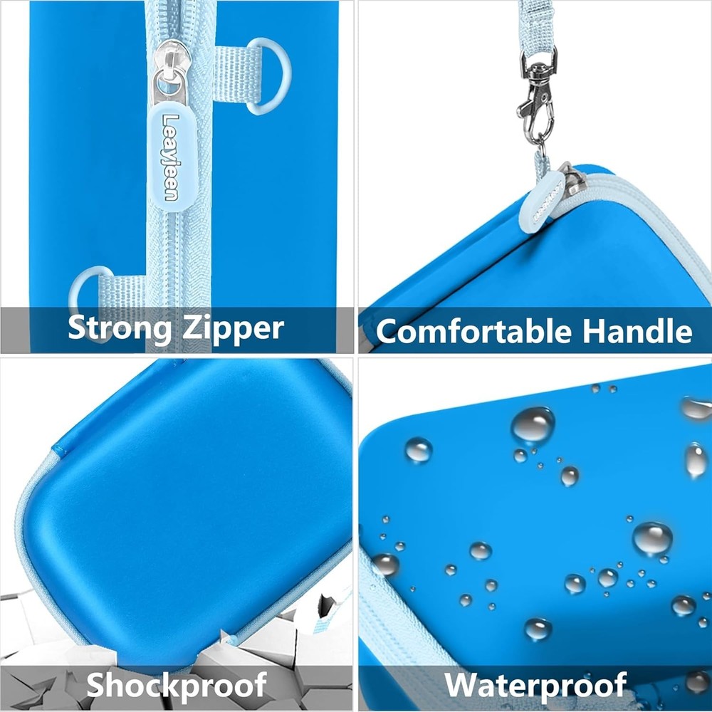 Durable Synthetic Waterproof Camera Case with Flannel Lining & Accessories Net