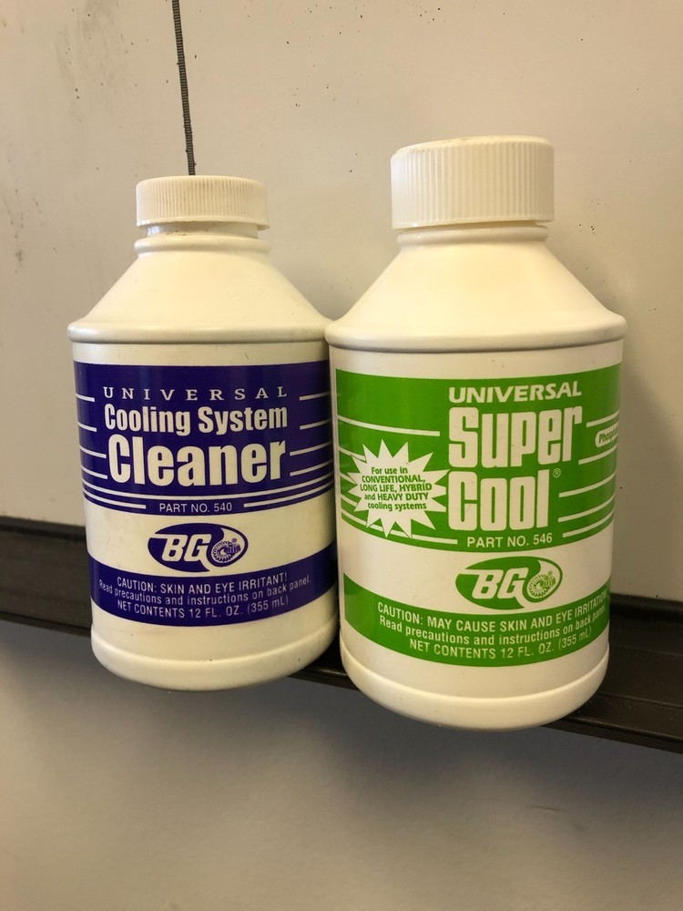 BG Super Cool 546 & BG Cooling System Cleaner 540