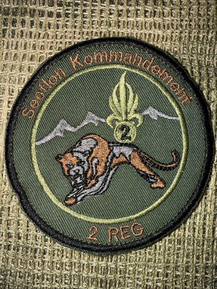 French Foreign Legion Section Kommandement 2 Reg Patch