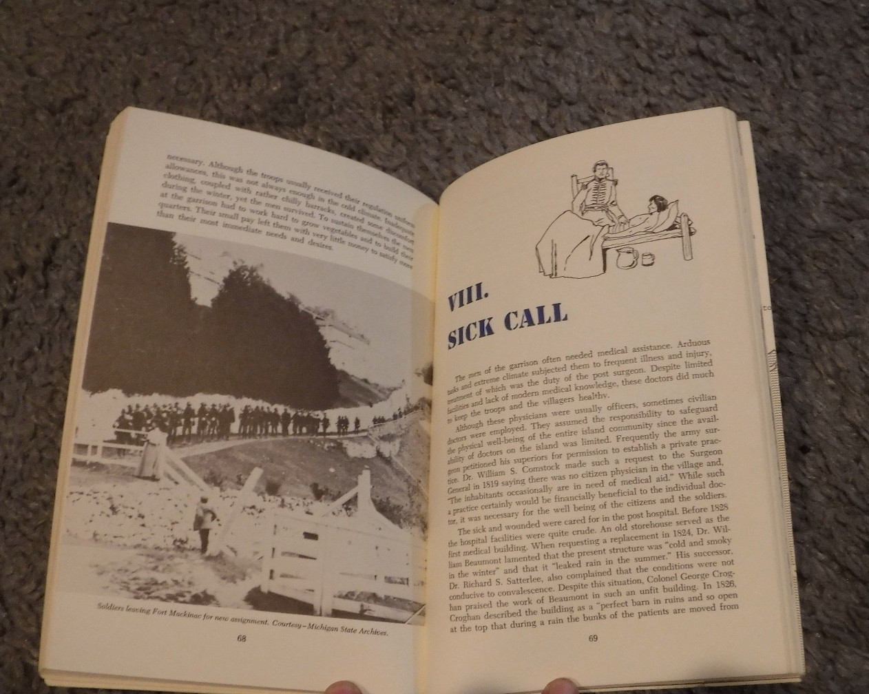 Reveille Till Taps Soldier Life at Fort Mackinac 1780-1895 by Keith Widder BOOK