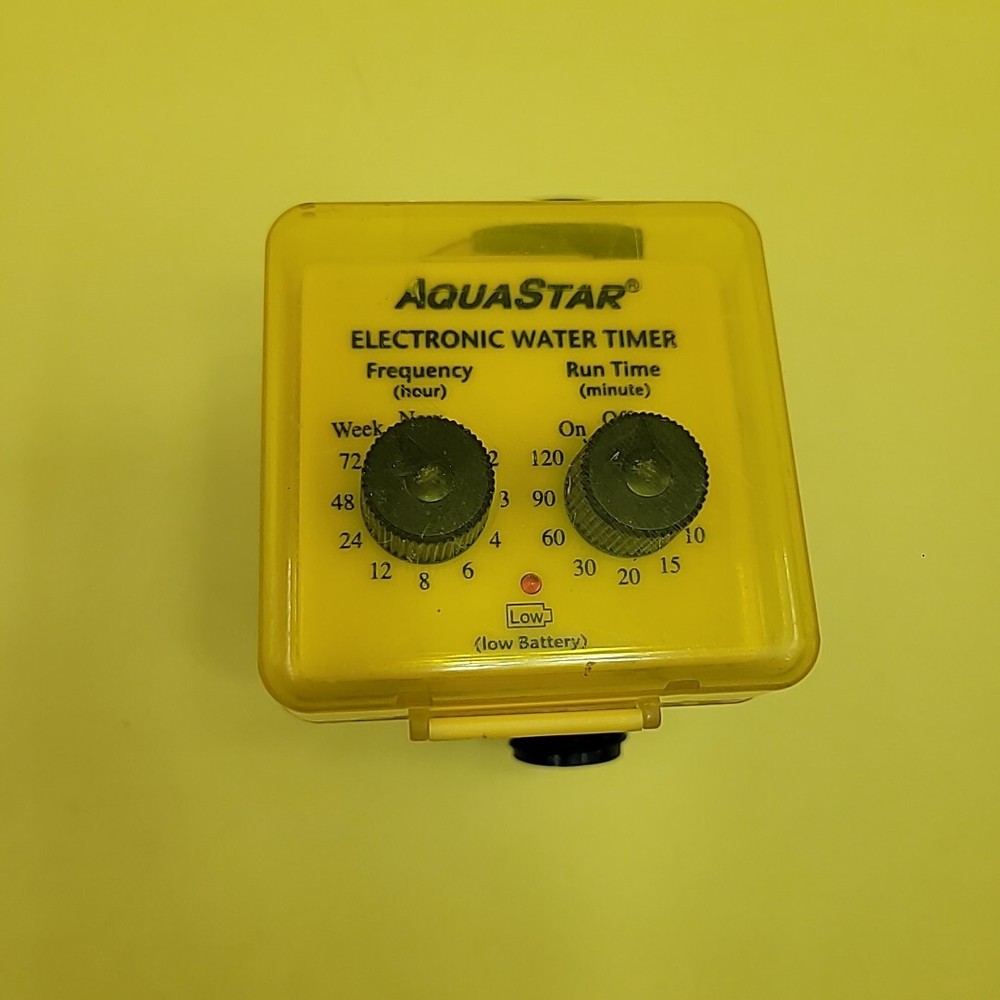 AQUASTAR Electronic Water Timer Model 25200 TESTED WORKS