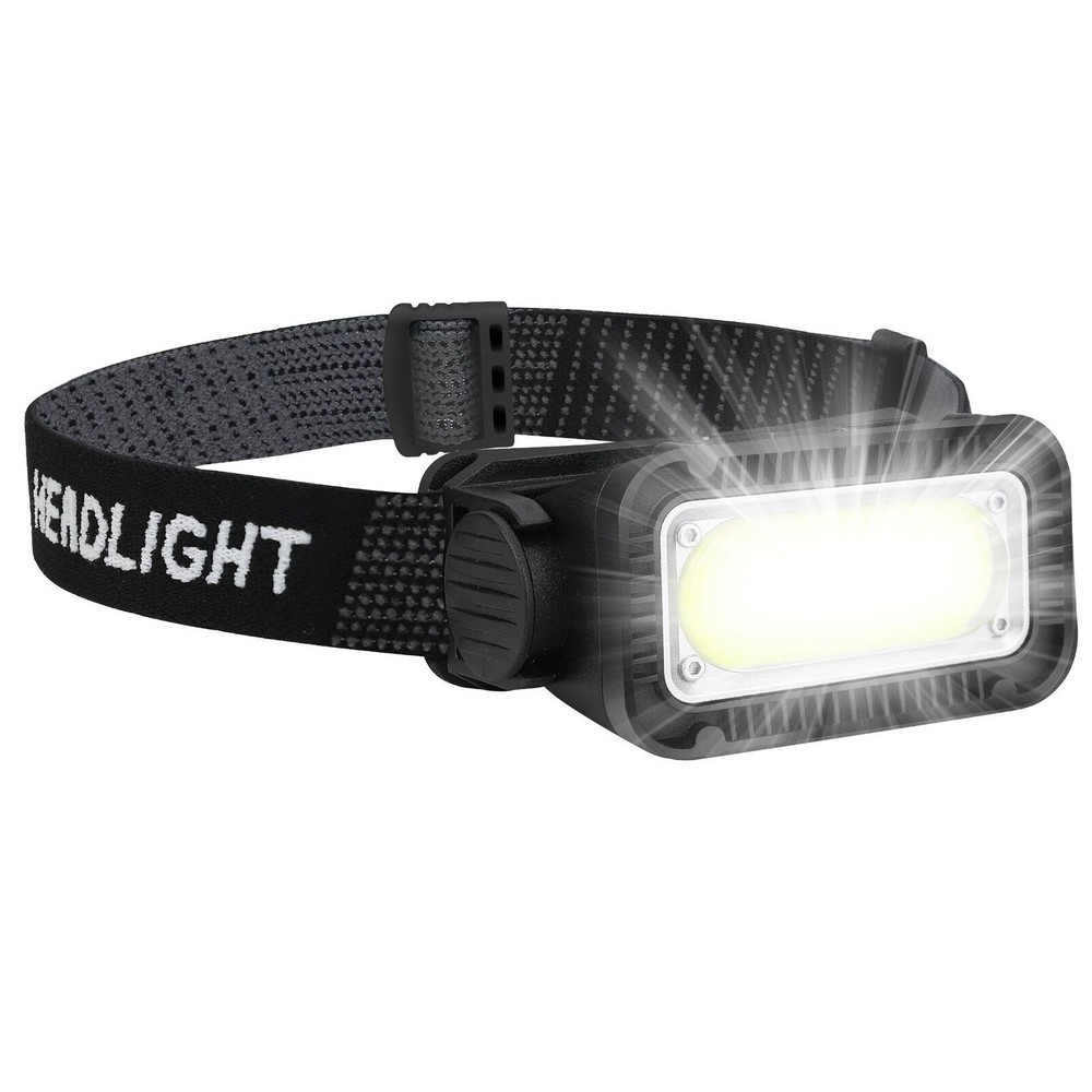 USB Rechargeable LED Headlamp Headlight Head Lamp Torch Flashlight With Cable