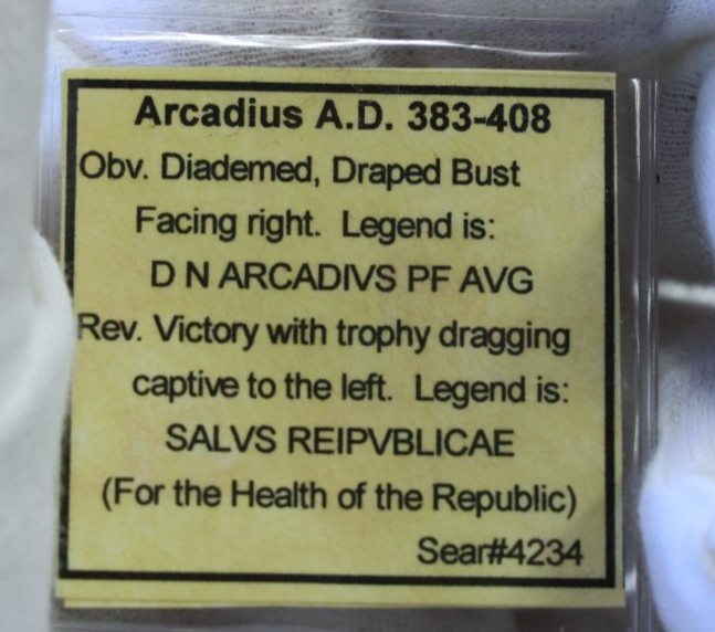 Ancient Coin Arcadius AD 384-408