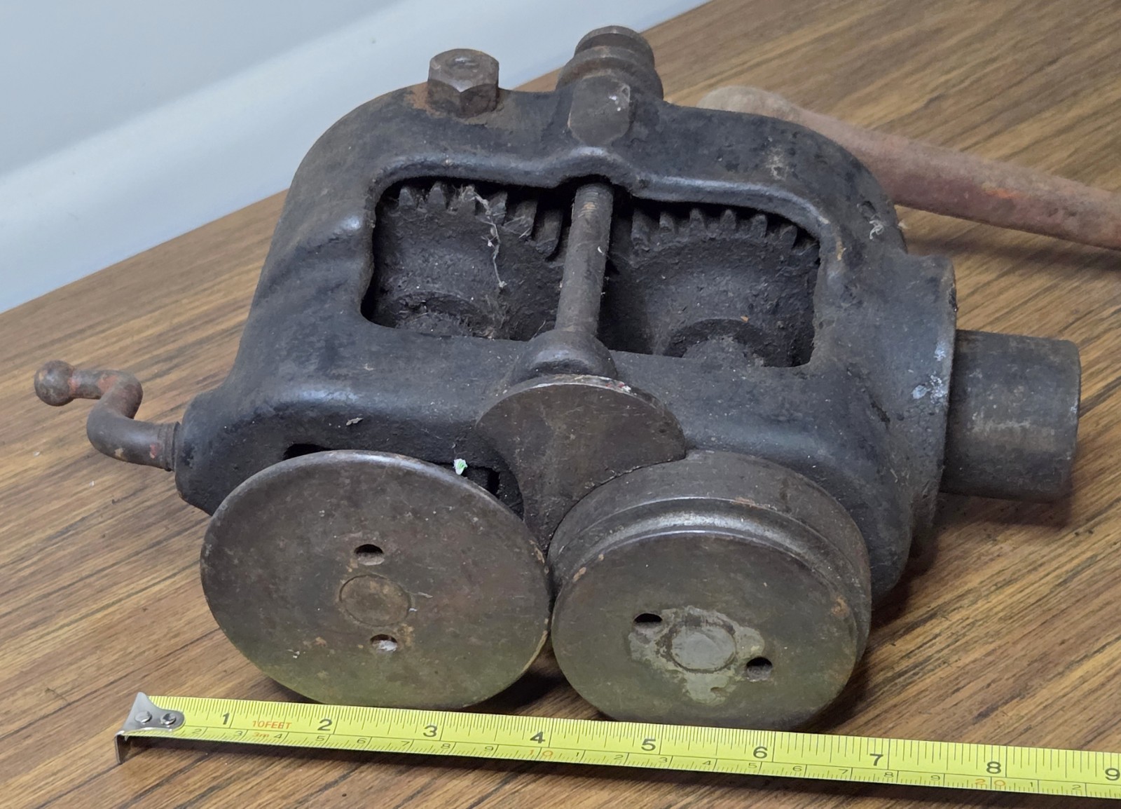 Antique Niagara Tool Works Sheet Metal Bead Roller Crimper Hand Crank Buffalo NY