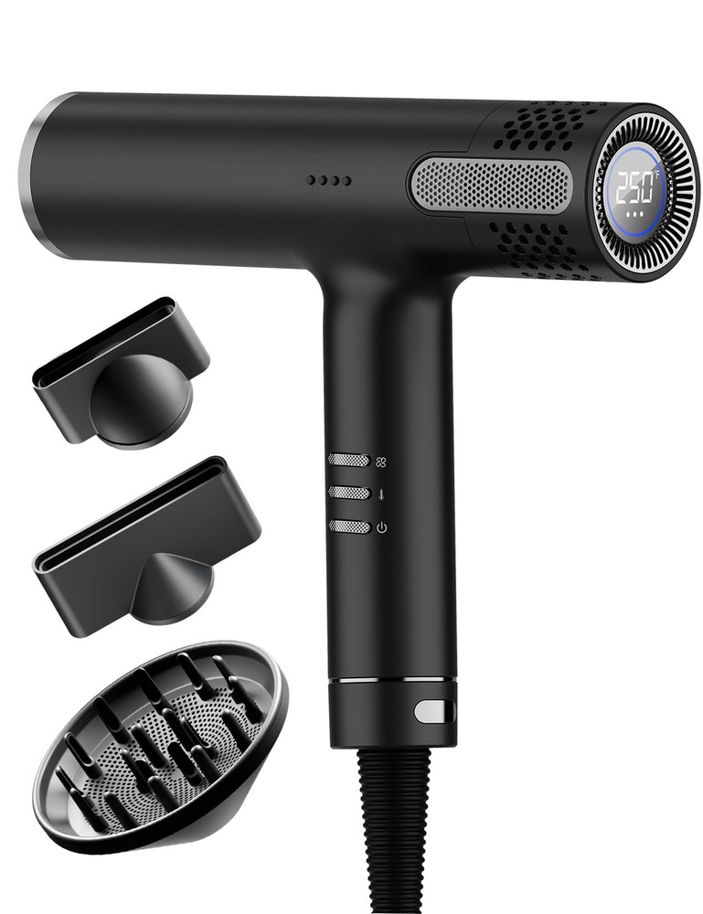 Hair Dryer with Diffuser, Professional Ionic Blow Dryer for , Compact Lightwe...