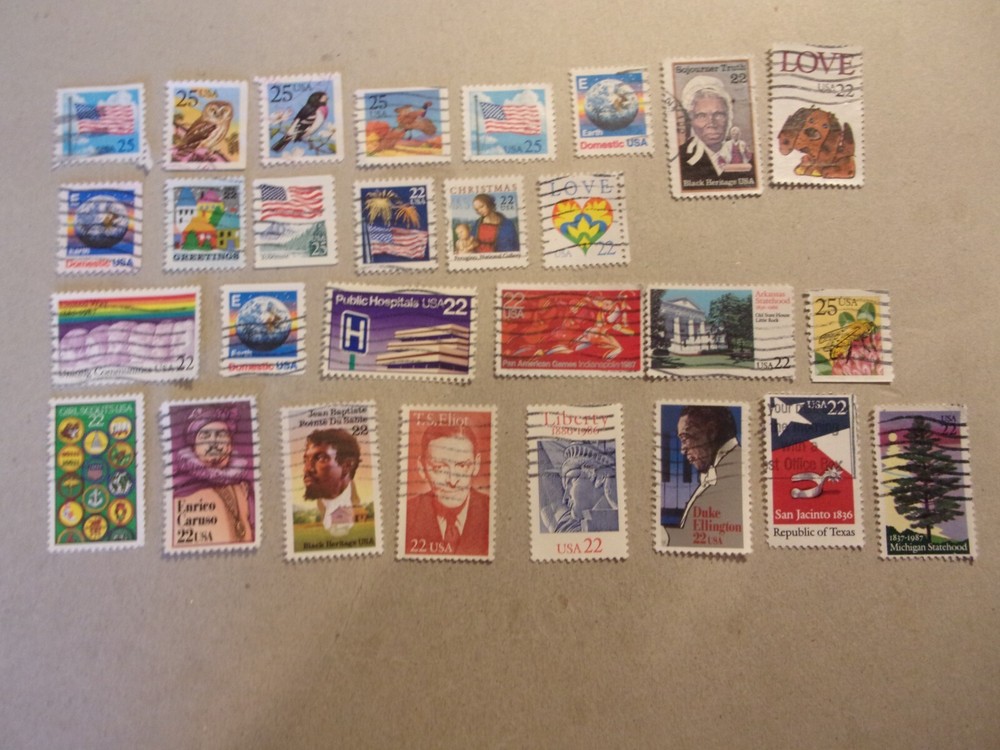 USA Used, 1986-87 Issues, 28 Different