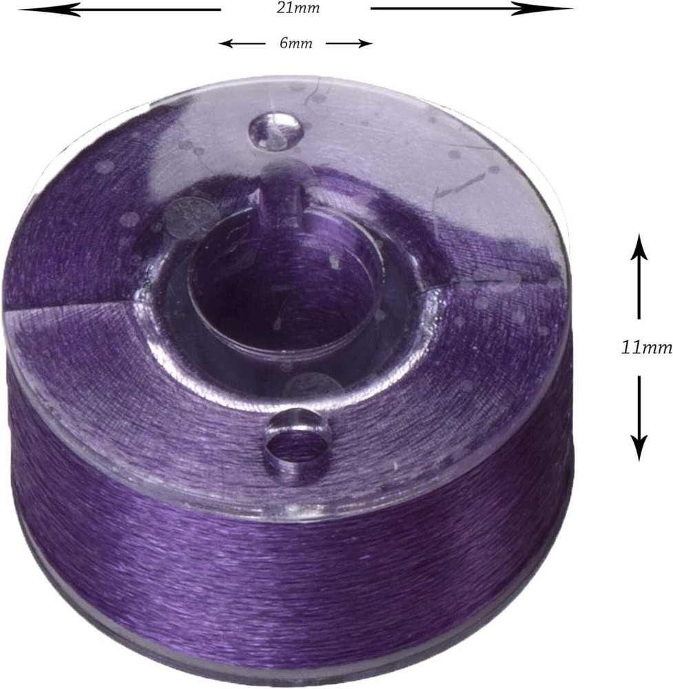 Size A/Class 15 /SA156 Prewound Bobbin Thread 60wt Filament Polyester Threads 26