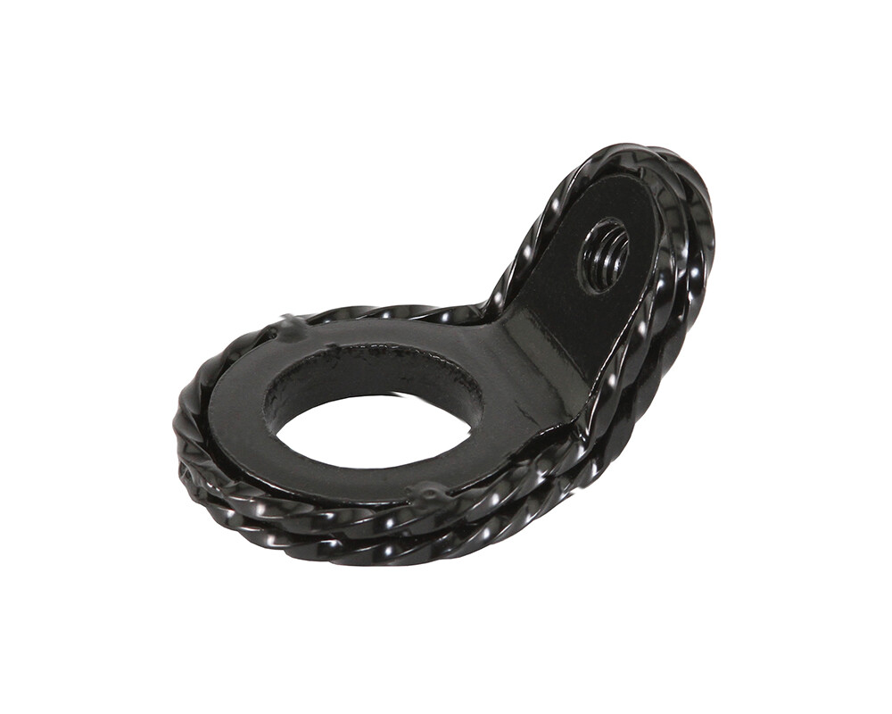 Bike Spring Fork Twisted Ring 1 Inch 45 Degrees Black.