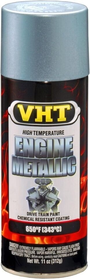 Titanium Silver Blue High Temp Coating Engine Brake Rotor Spring Paint 11 Ounce