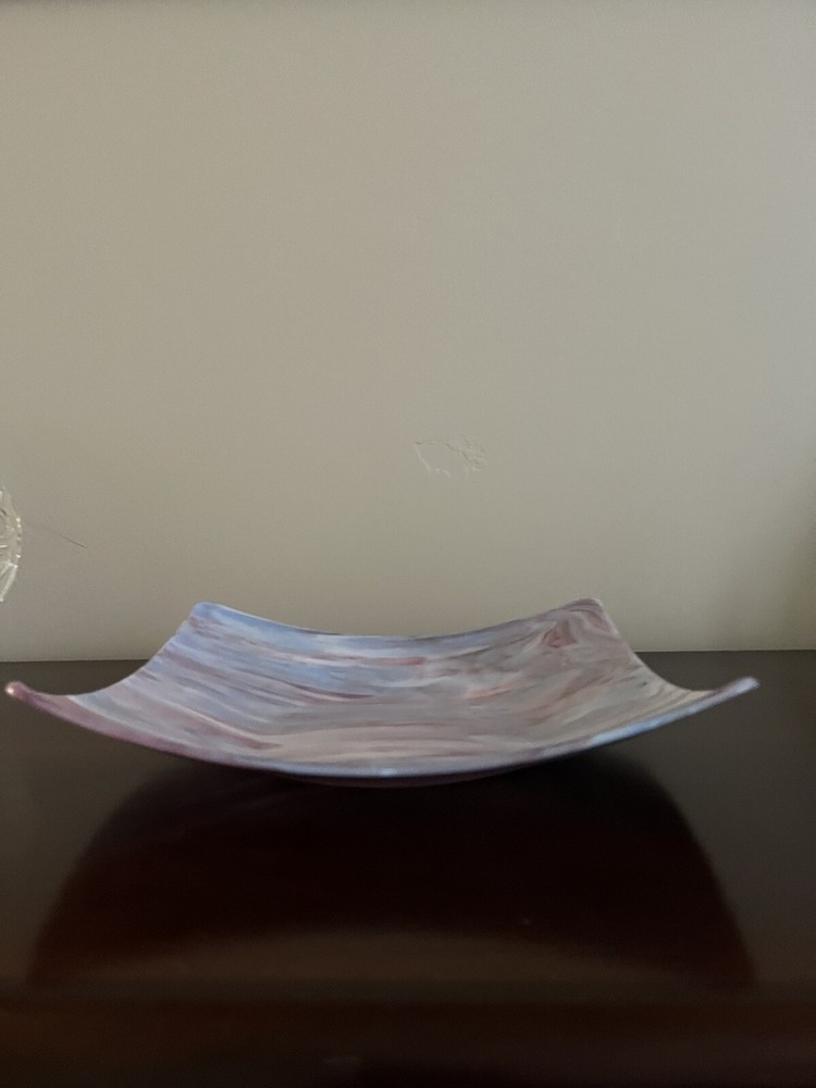 Hand blown Glass Display/Serving Tray