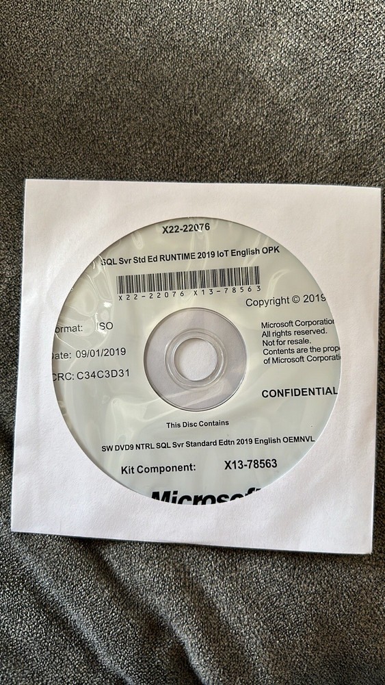 SQL SERVER 2019 STD 24 Core + Ultimited CALS