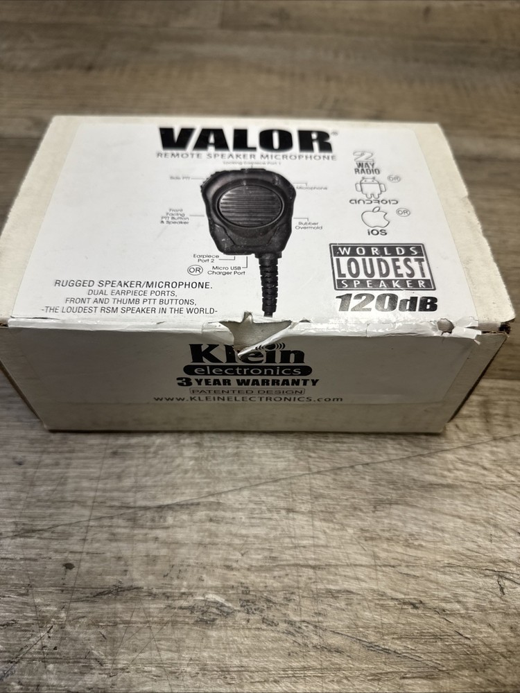 Klein Valor KO Series Remote Speaker Microphone