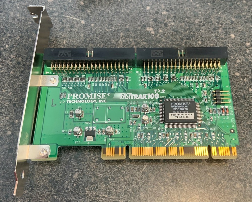 Promise Fasttrak 100TX2 PCI IDE Raid Controller Card