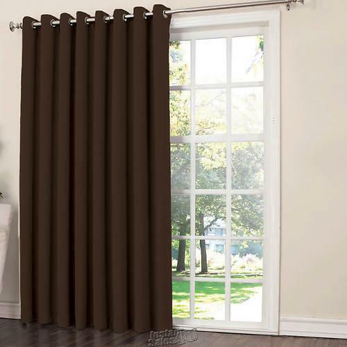 Sun Zero Patio Panel Chocolate 100" W x 84" L 100% Polyester