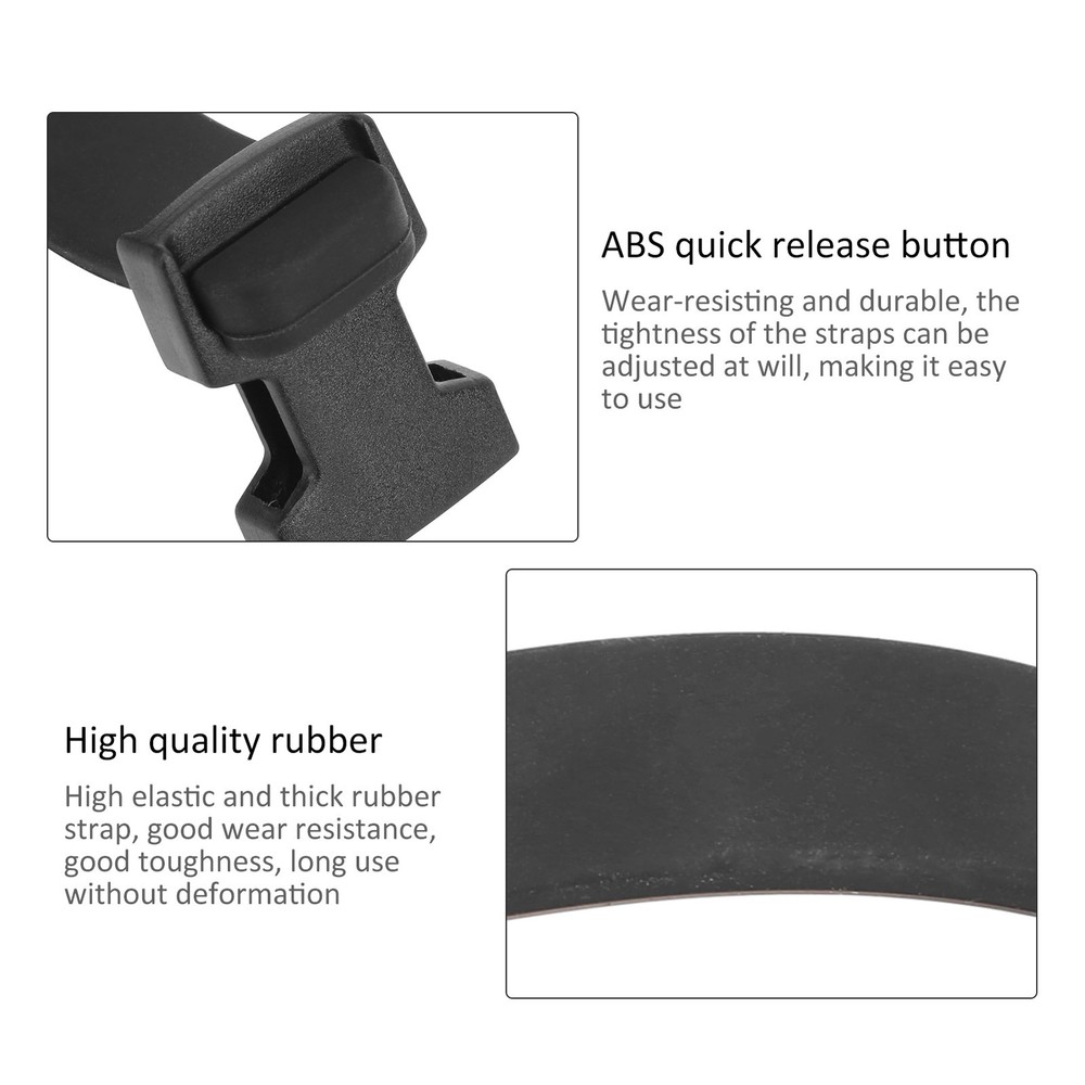 Diving Quick Release Rubber Knife Straps For Snorkeling Replacement