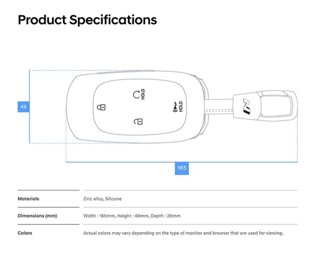 [H Genuine]Hyundai IONIQ 6 N Key Case