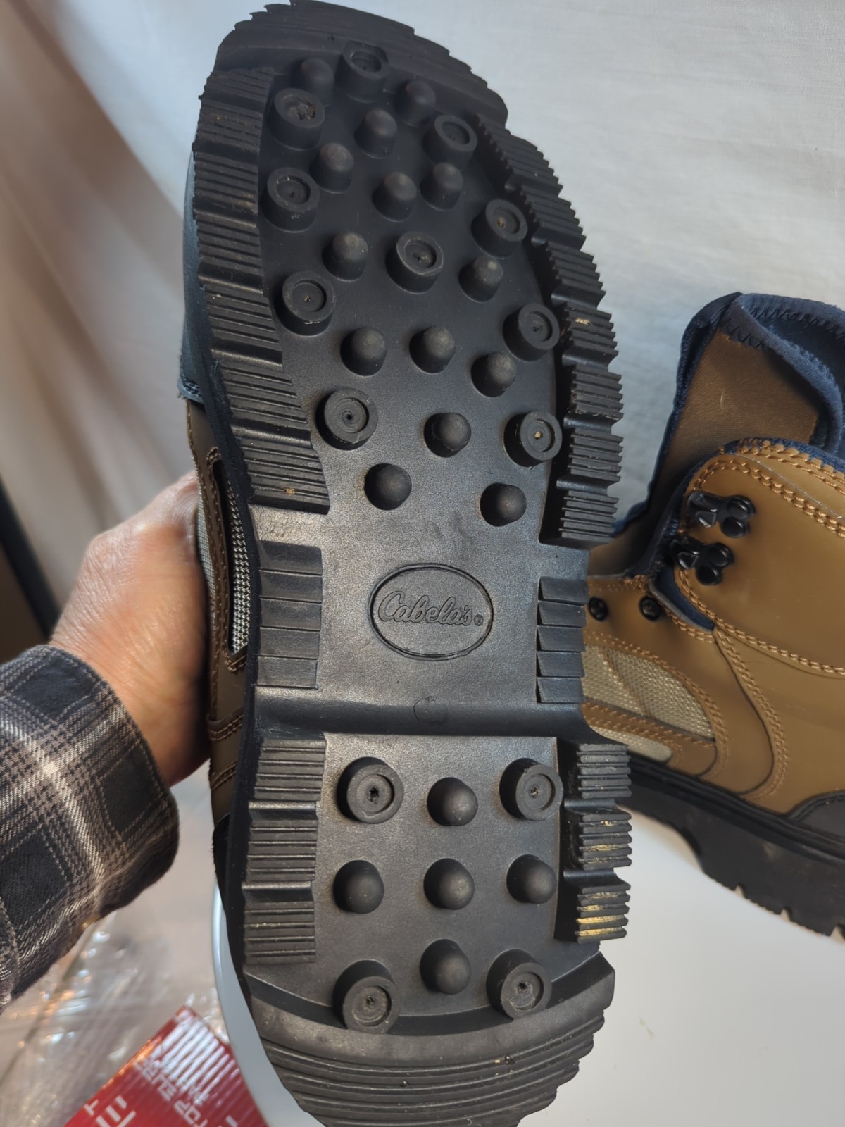 Cabela’s Ultralight Felt Sole Wading Boots Men's 11 M Brown Black