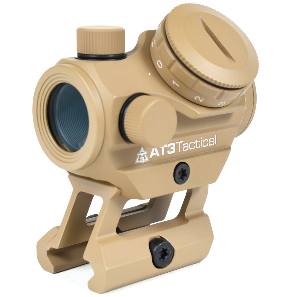 AT3 Tactical RD-50 PRO Red Dot Reflex Sight with Picatinny Riser Mount