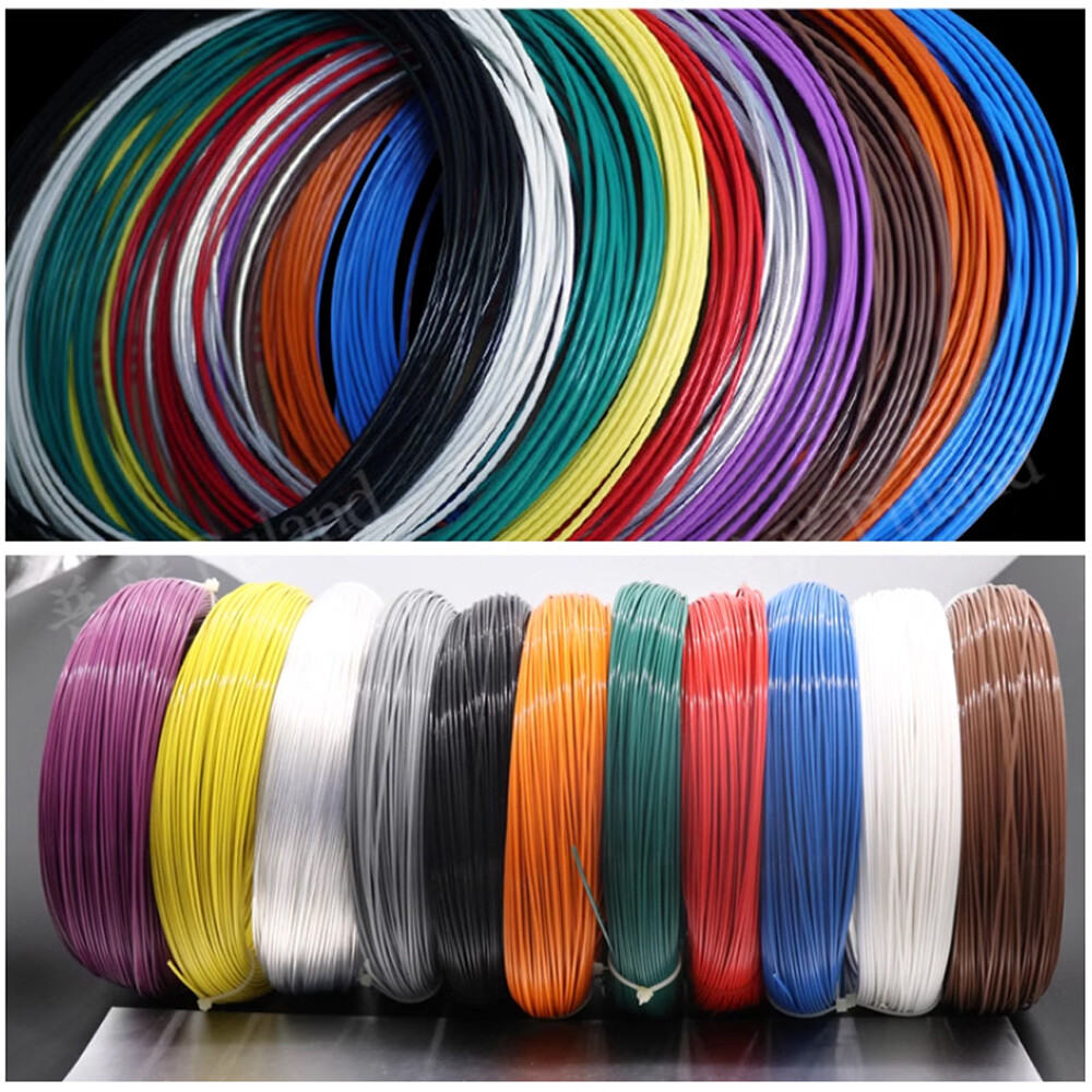 PTFE Silver-Plated Copper Stranded Electrical Wire Cable Audio Wire 7/9/11~30AWG