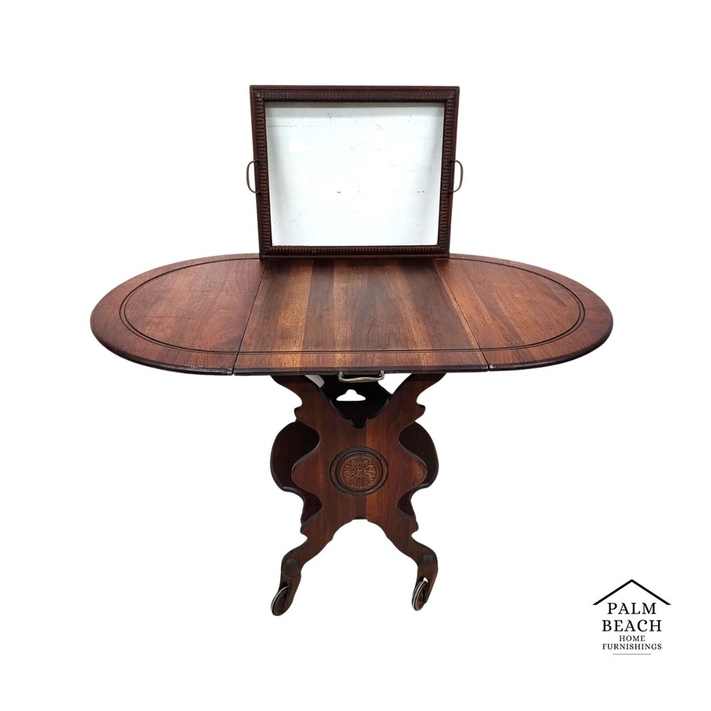 Arts & Crafts Serving Cart Sideboard Rolling