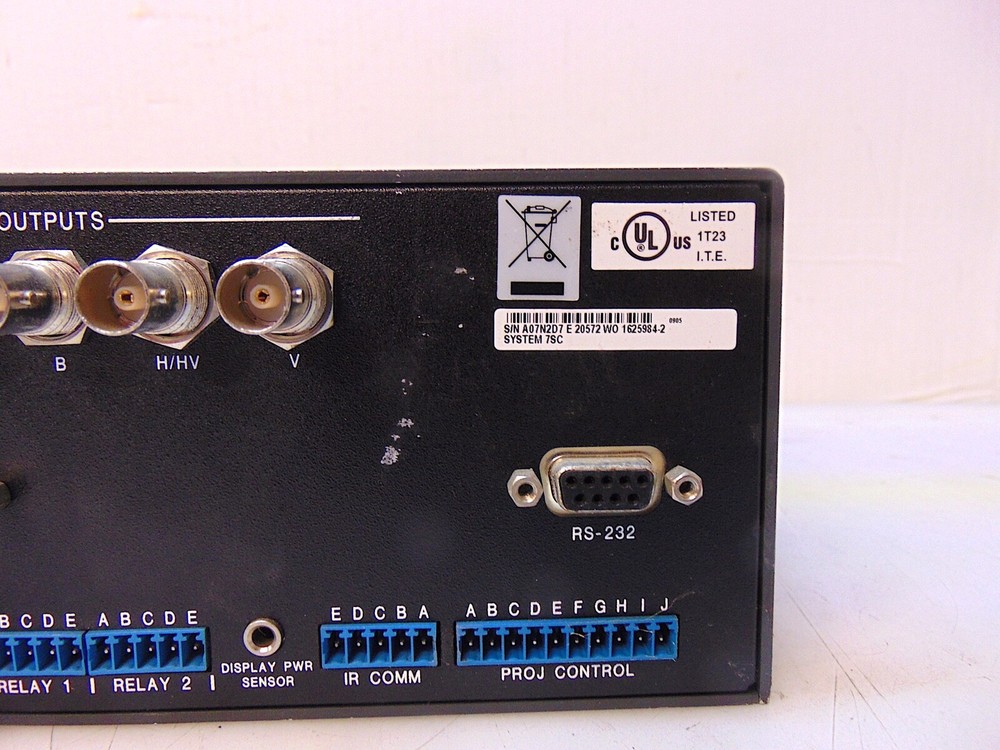 Extron 7SC System Switcher & Integrated Video Scaler - S7092