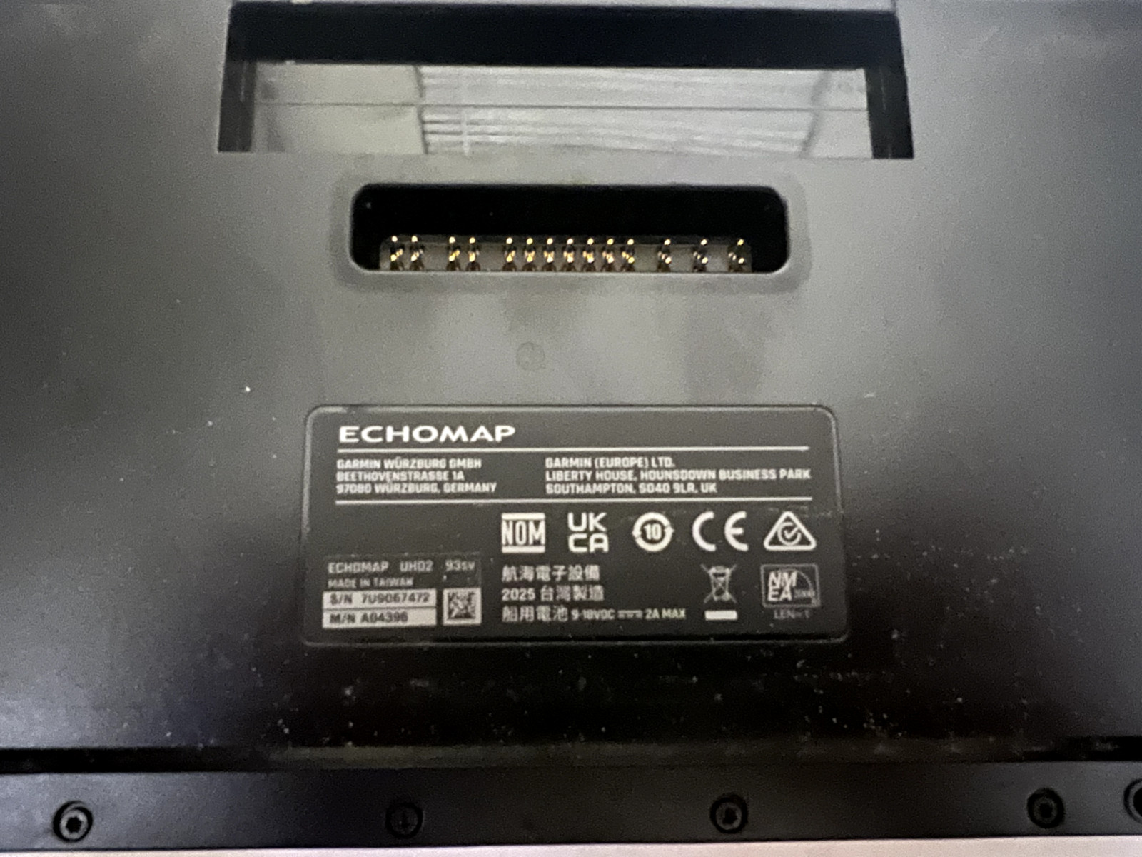 Garmin 93SV UHD2 GPSmap GPS/Sonar/Fishfinder