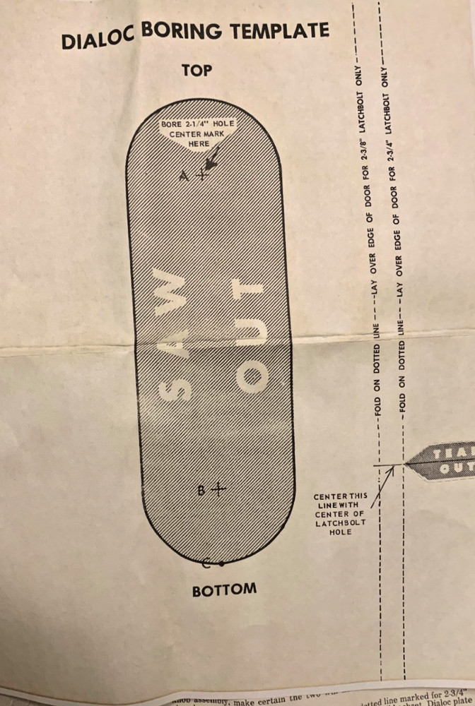Dialoc Keyless Entry Door Lock Rotary Dial Combination Model 1500 (w/ dial code)