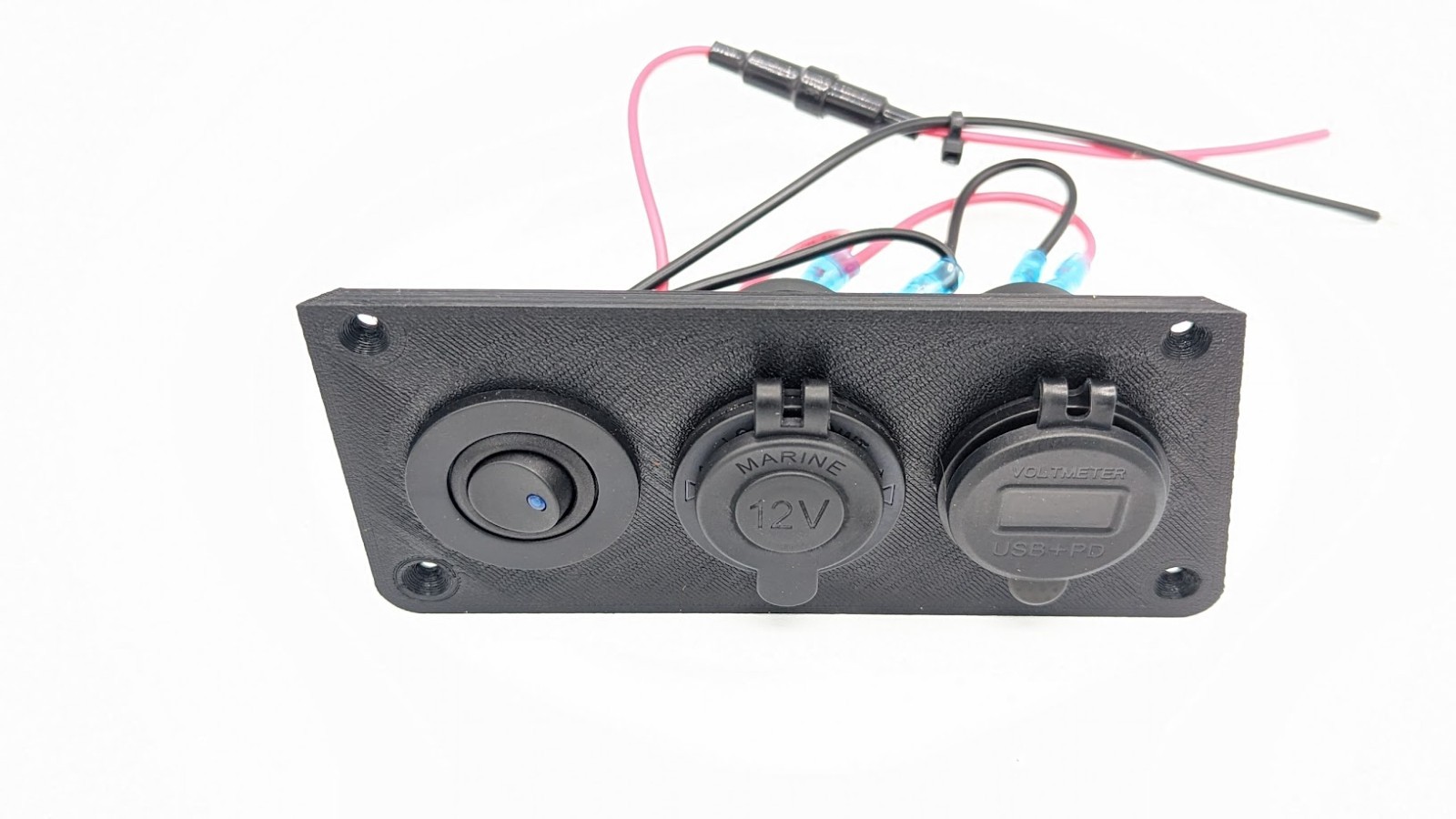 Sequoia rear cargo 12 volt accessory panel (2008-2021)