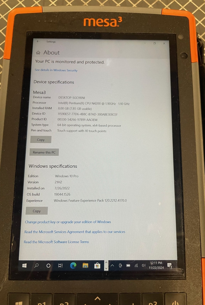 Juniper Mesa 3 Rugged Tablet