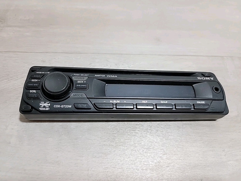 Sony CDX-GT23W Faceplate Replacement
