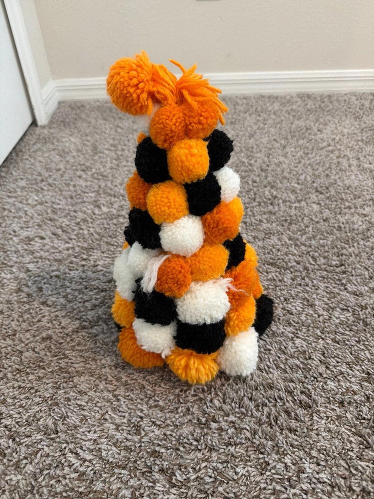 Halloween Stack Decor Orange Black White