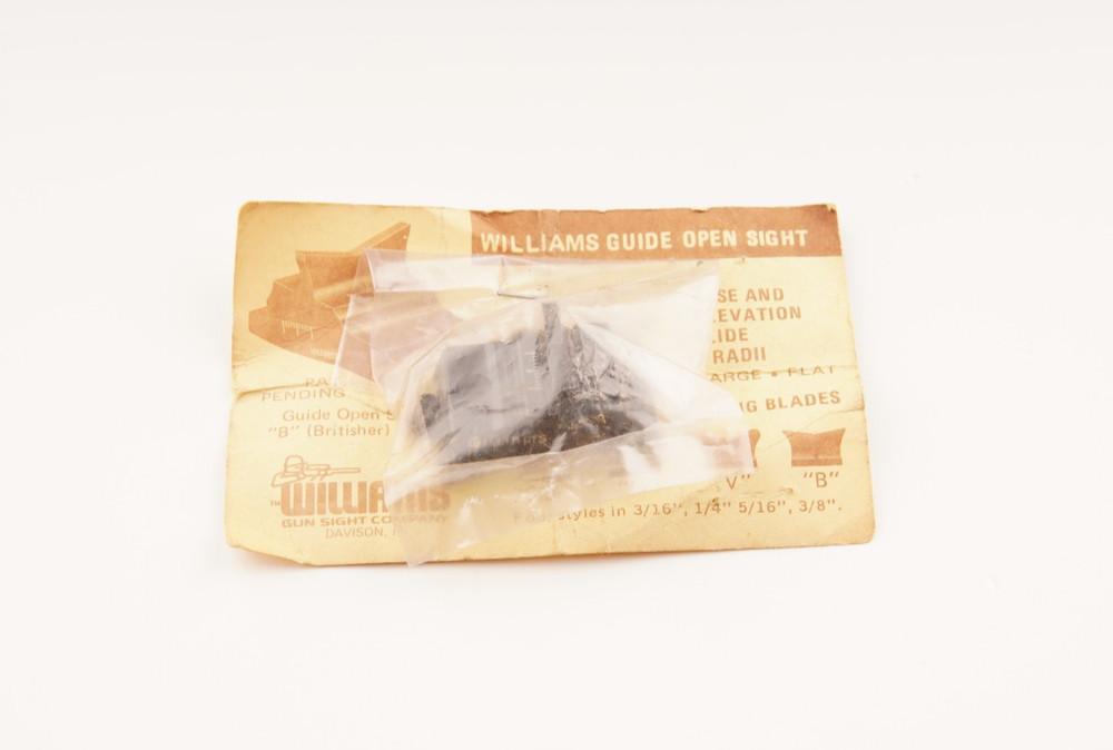 Williams Guide Open Sight Curved Base Elevation Slide Base RADII Medium - NEW