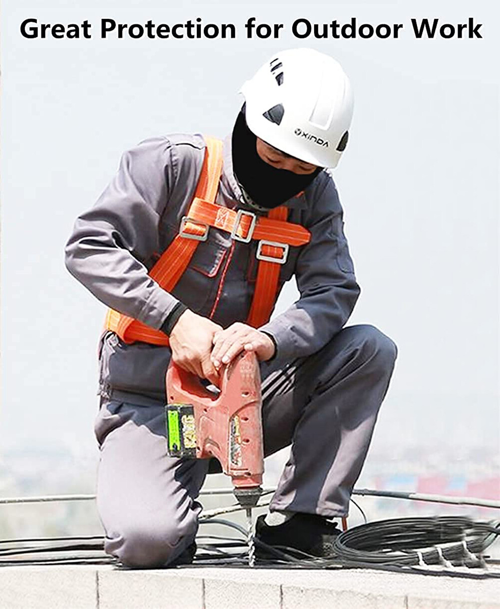 2 Hole Full Face Mask Thin Balaclava UV Protection Ski Sun Hood for Men Women