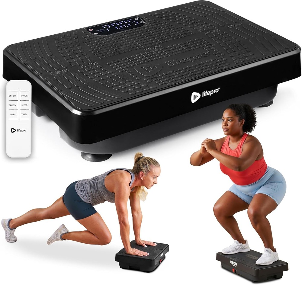 Lifepro VibraNano Compact Vibration Plate Machine for Exercise & Wellness