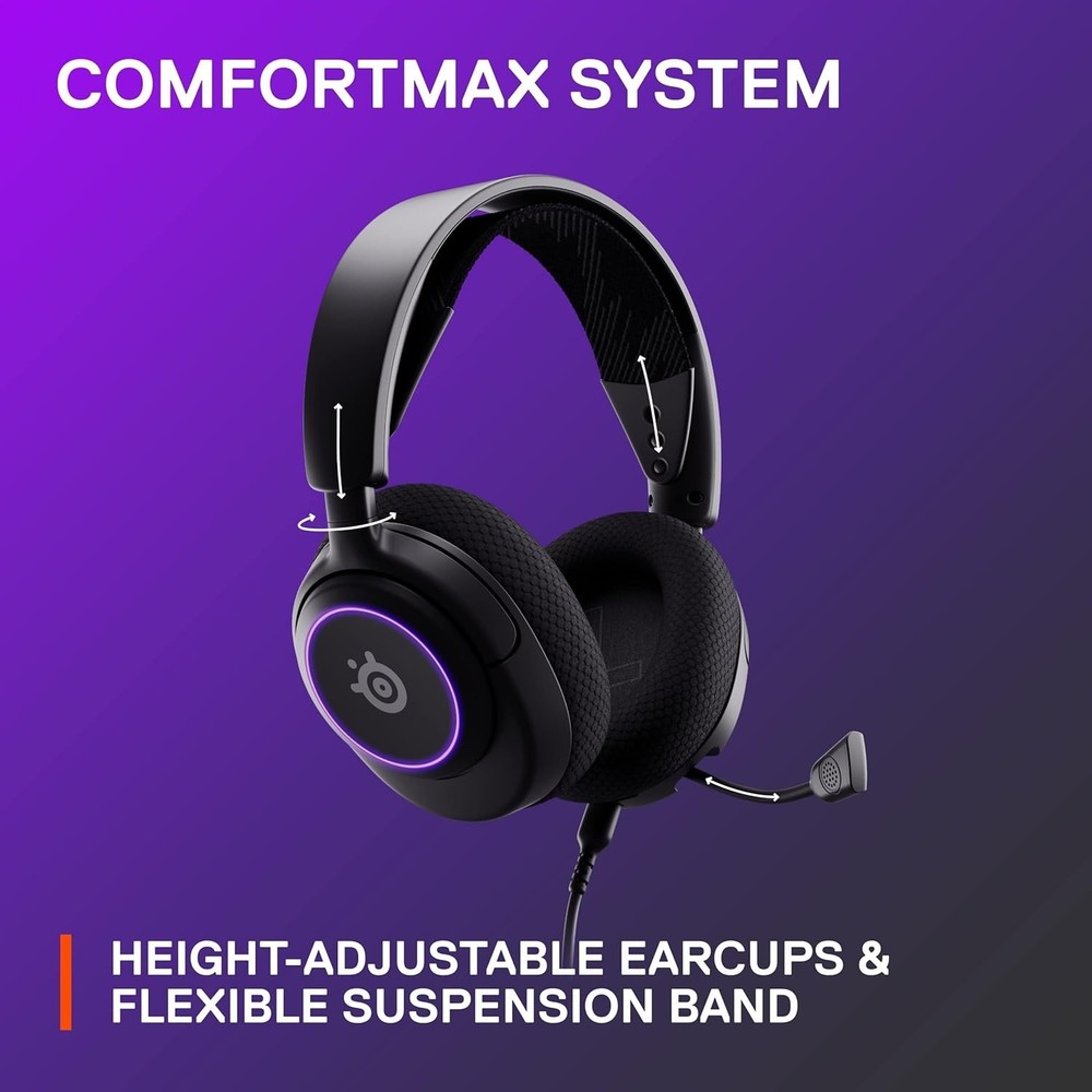 SteelSeries New Arctis Nova 3 Multi-Platform Gaming Headset - Black