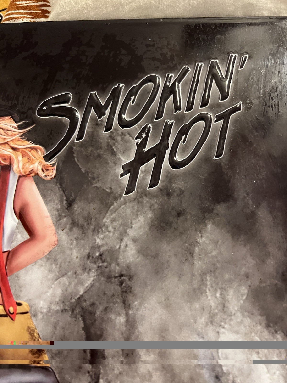 Harley-Davidson® Smokin Hot Fire-fighter Babe Embossed Tin Sign (13x15) 2010951