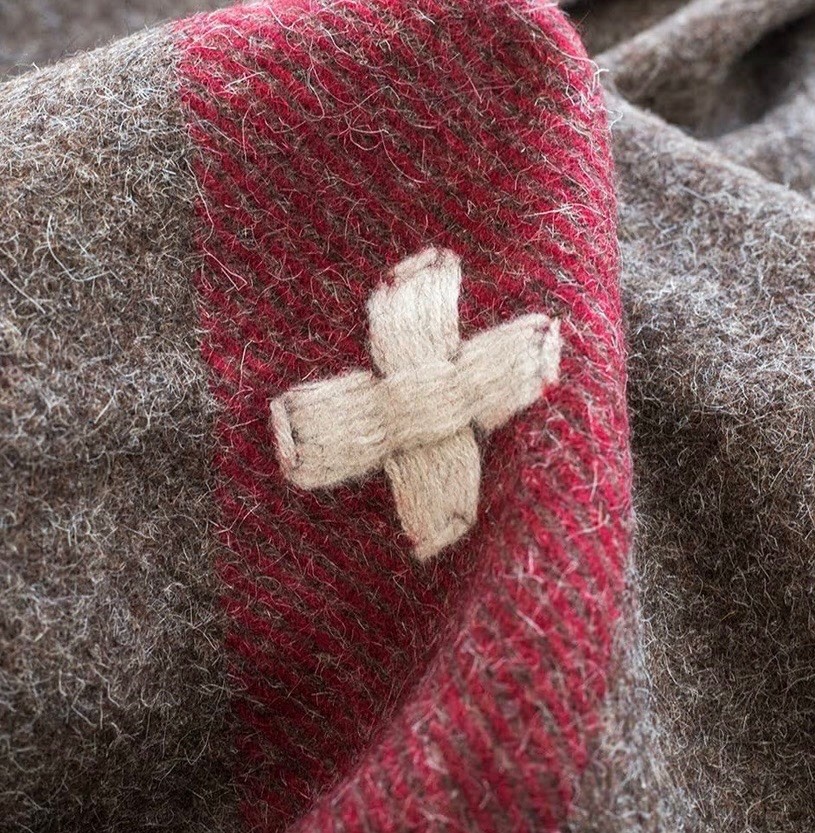 Wool Blanket 4.5lbs Swiss Army Military Reproduce Warm Thick Washable 59” X 80”