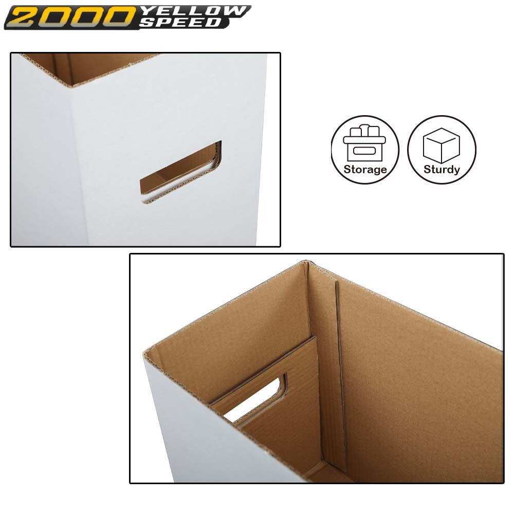 Comic Books Storage Boxes Short Holds 150-175 Stackable Durable Archive 10Pcs