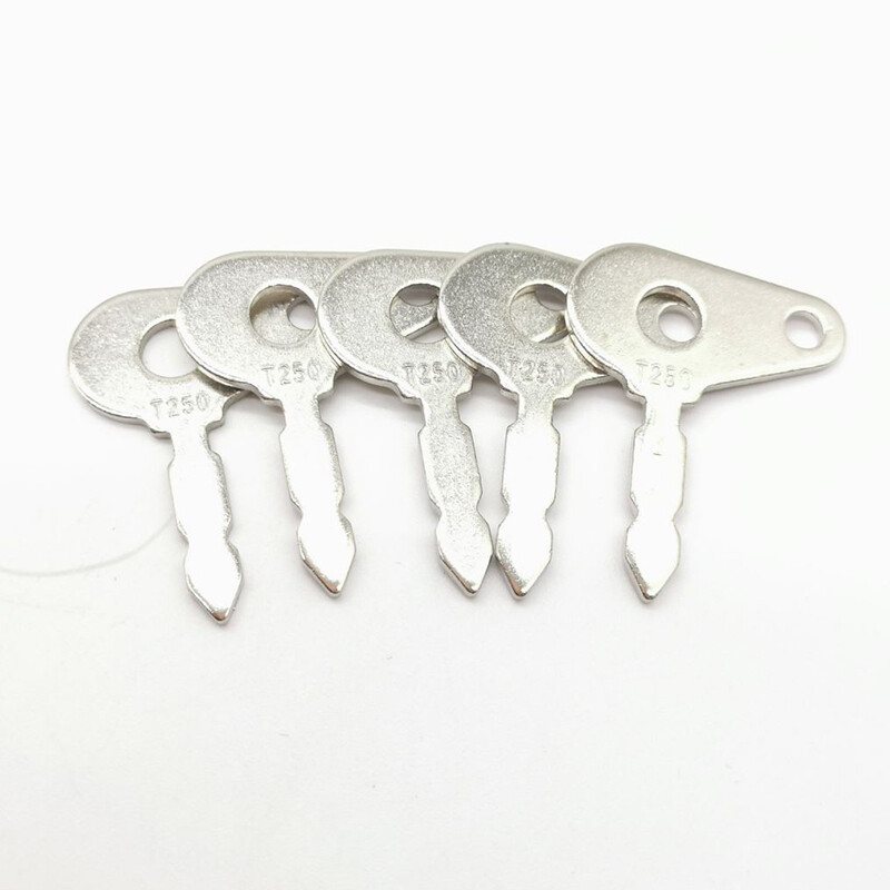 (5) Ignition Key For Lucas Ford New Holland Case Tractor T250 8223438 54324157