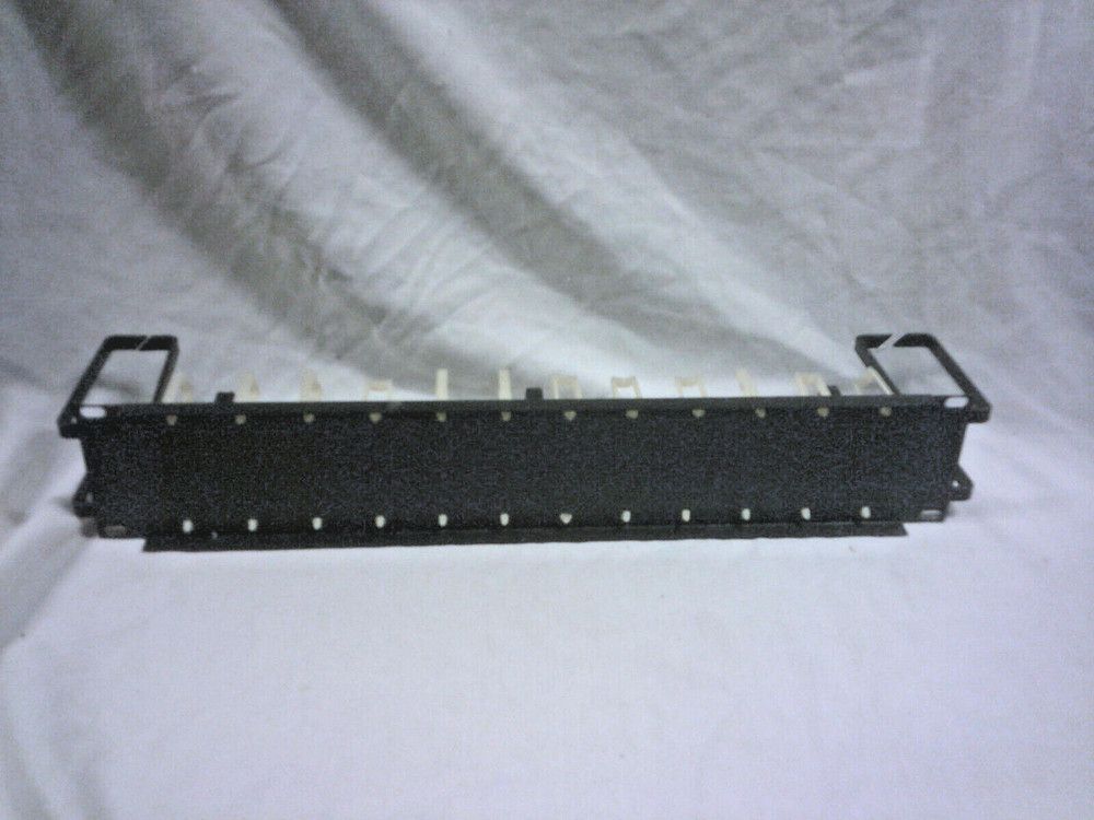 19 inch rack mounted cable management panel
