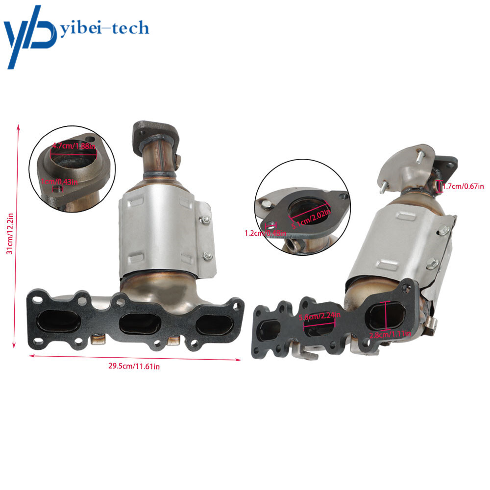 For 2013-2019 Ford Explorer 3.5L Manifold Catalytic Converter Front Left & Right