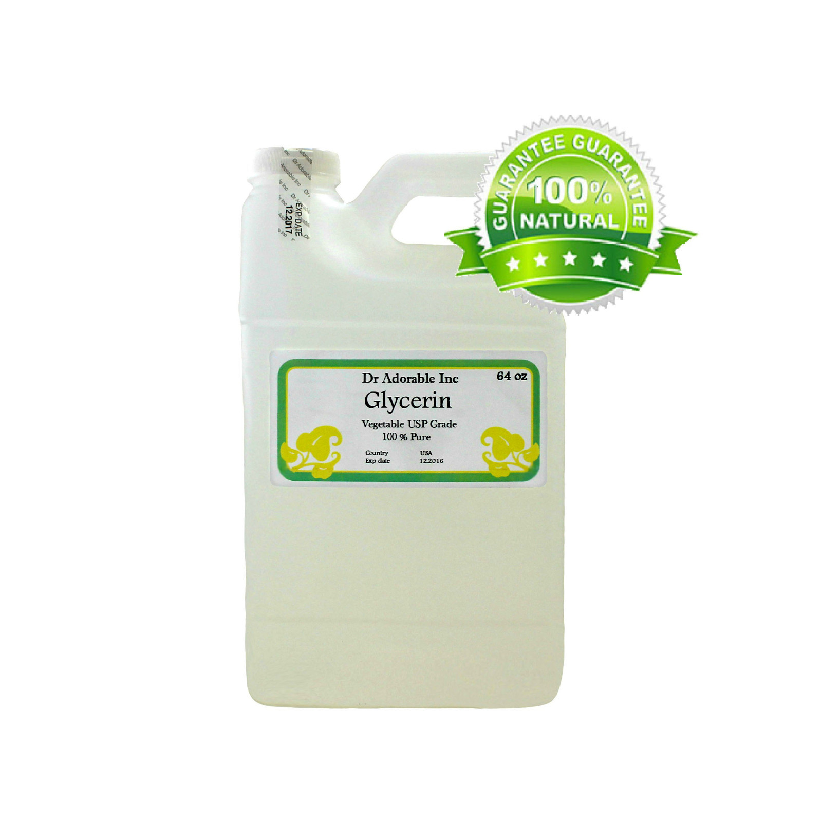 PURE VEGETABLE GLYCERIN/ GLYCERINE USP 100% GRADE FOR FREE SHIPPING